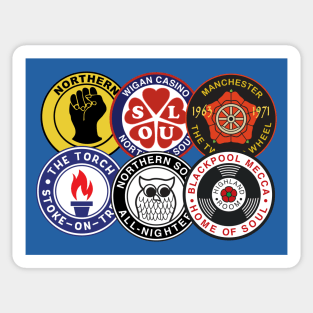 Northern soul Clubs Sticker